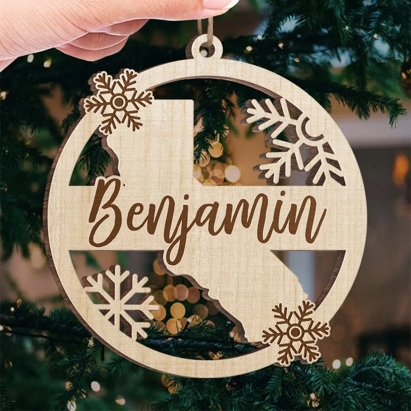 Keep Calm And Jingle All The Way - Family Personalized Custom Ornament - Wood Custom Shaped - Christmas Gift For Family Members