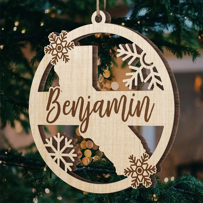 Keep Calm And Jingle All The Way - Family Personalized Custom Ornament - Wood Custom Shaped - Christmas Gift For Family Members