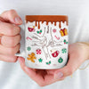 Home For The Holidays - Family Personalized Custom 3D Inflated Effect Printed Mug - Christmas Gift For Gift For Mom, Grandma