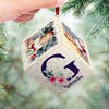 Custom Photo Your First Christmas Is Our Most Precious Gift - Family Personalized Custom Wooden Cube Ornament - Christmas Gift For Baby Kids, Newborn Baby