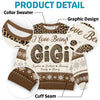 Sweater Weather Is Better Together - Family Personalized Custom Ugly Sweatshirt - Unisex Wool Jumper - Christmas Gift For Grandma