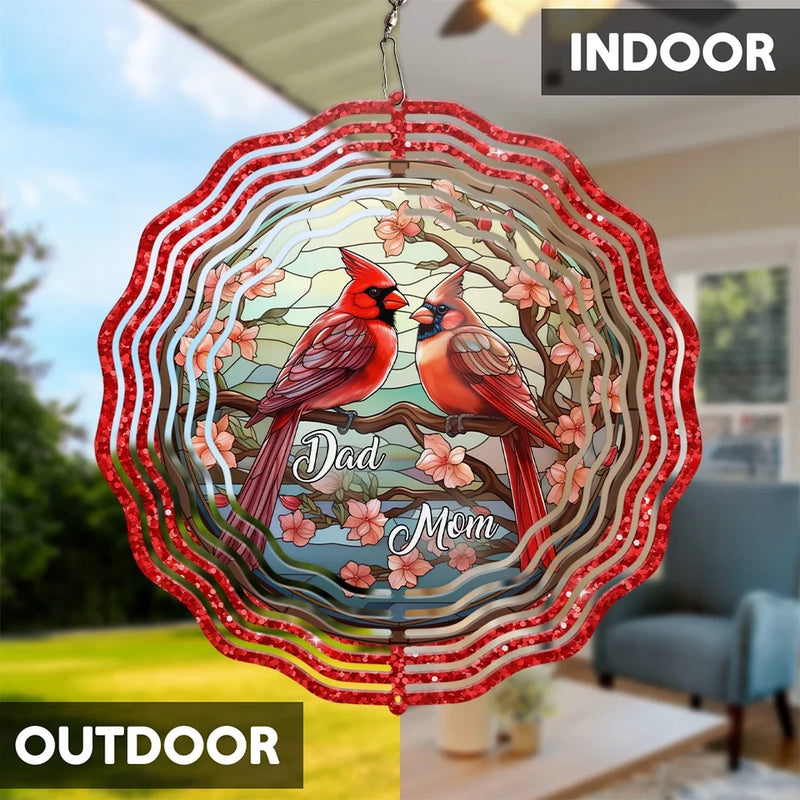 Memories Can Bring Comfort Even In The Toughest Times - Memorial Personalized Custom Wind Spinner - Sympathy Gift For Family Members