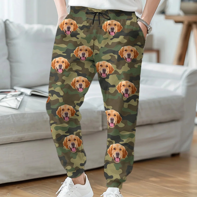 Custom Photo Jingle All The Way With My Furry Friend - Dog & Cat Personalized Custom Unisex Sweatpants - Christmas Gift For Pet Owners, Pet Lovers