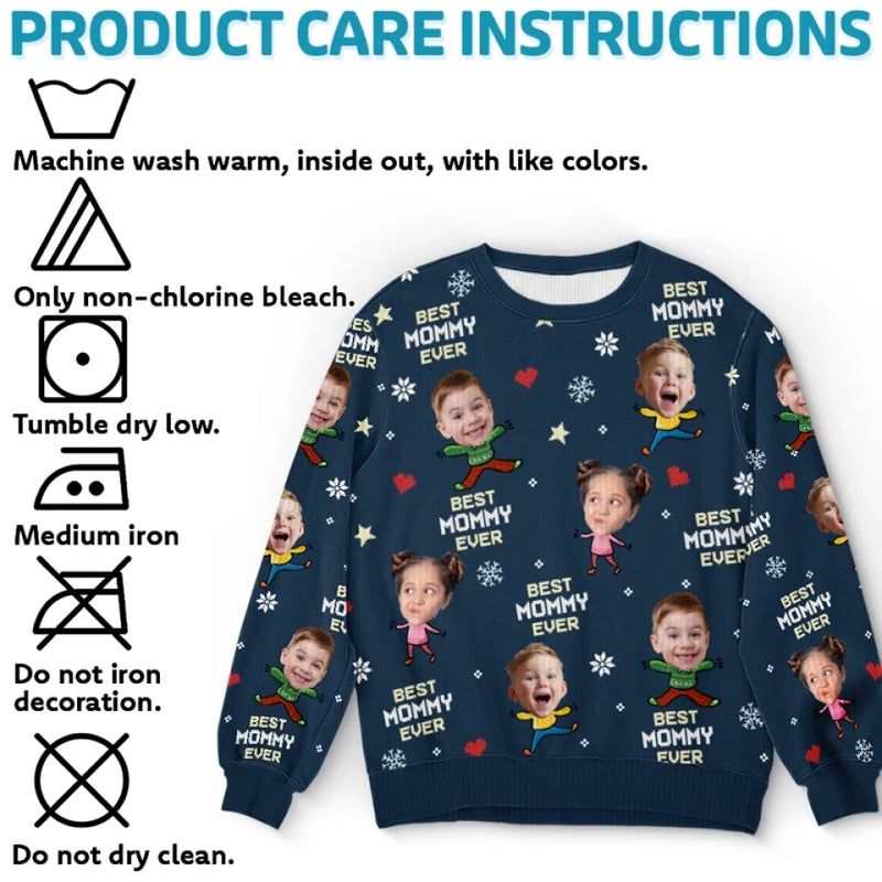 Family Is The Greatest Gift Of All - Family Personalized Custom Ugly Sweatshirt - Unisex Wool Jumper - Christmas Gift For Family Members