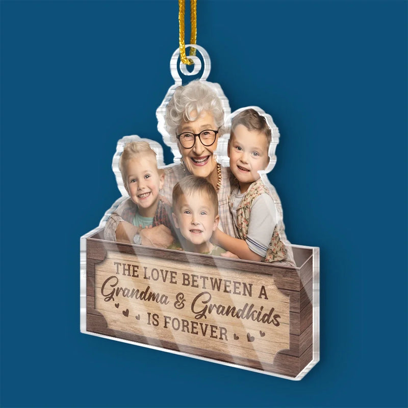 Custom Photo We Create The Best Holiday Memories - Family Personalized Custom Ornament - Acrylic Custom Shaped - Christmas Gift For Grandma, Grandpa
