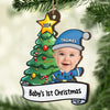 Custom Photo Our Little Miracle's First Christmas - Family Personalized Custom Ornament - Wood Custom Shaped - Christmas Gift For Baby Kids, Newborn Baby, First Christmas