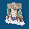 Paws And Claws, Our Pets Bring Christmas Cheer - Couple Personalized Custom Ornament - Acrylic Custom Shaped - Christmas Gift For Husband Wife, Anniversary, Pet Owners, Pet Lovers
