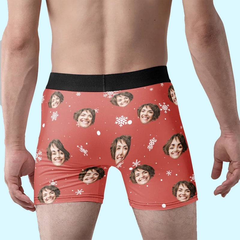 Custom Photo Comfort Is Key But So Is A Good Laugh - Funny Personalized Custom Boxer Briefs, Men's Boxers - Christmas Gift For Boyfriend, Husband, Anniversary