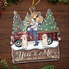 Jingle Paws, How Our Pets Make The Holidays Bright - Couple Personalized Custom Ornament - Acrylic Custom Shaped - Christmas Gift For Husband Wife, Anniversary, Pet Owners, Pet Lovers