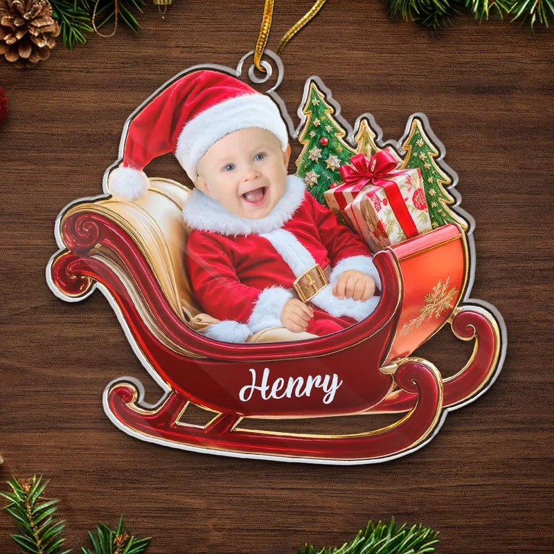 Custom Photo Little Ones Make Every Holiday More Magical And Bright - Family Personalized Custom Ornament - Acrylic Custom Shaped - Christmas Gift For Baby Kids, Newborn Baby, First Christmas