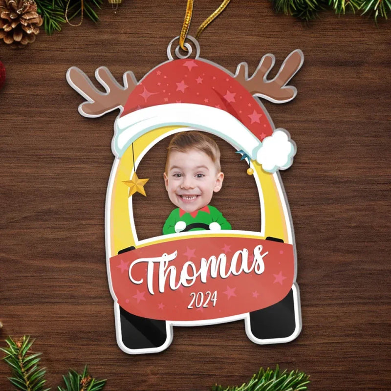 Custom Photo Tiny Blessings Make For A Magical Christmas - Family Personalized Custom Ornament - Acrylic Custom Shaped - Christmas Gift For Baby Kids, Newborn Baby