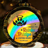 Every Rainbow Is A Reminder Of The Love We Shared - Memorial Personalized Custom Candlelight Lantern Ornament - Christmas Gift, Sympathy Gift For Pet Owners, Pet Lovers