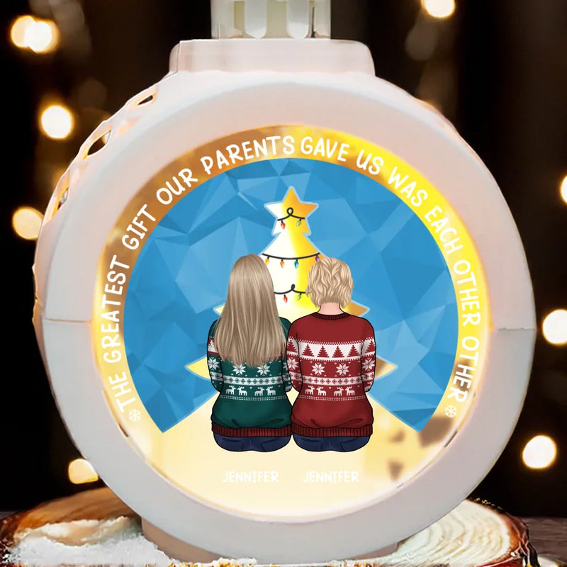 Family Is The Gift That Lasts Forever - Family Personalized Custom Candlelight Lantern Ornament - Christmas Gift For Family Members