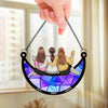 A Friend Is A Gift You Give Yourself - Bestie Personalized Window Hanging Suncatcher - Christmas Gift For Best Friends, BFF, Sisters
