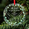 Life Is Better When We Grow Old Together - Couple Personalized Custom Circle Glass Ornament - Christmas Gift For Husband Wife, Anniversary