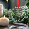 Life Is Better When We Grow Old Together - Couple Personalized Custom Circle Glass Ornament - Christmas Gift For Husband Wife, Anniversary