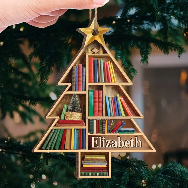 All I Want For Christmas Is A Good Book - Personalized Custom Ornament - Wood Custom Shaped - Christmas Gift For Book Lovers