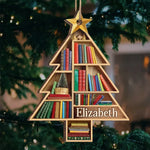 Custom Wood, Acrylic Ornament - Personalized Christmas Bookish Gifts For Book Lovers, Teacher, Readers - Books Are The Mirrors Of The Soul