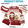 Pawsome Christmas Wishes - Dog & Cat Personalized Custom Ugly Sweatshirt - Unisex Wool Jumper - Christmas Gift For Pet Owners, Pet Lovers