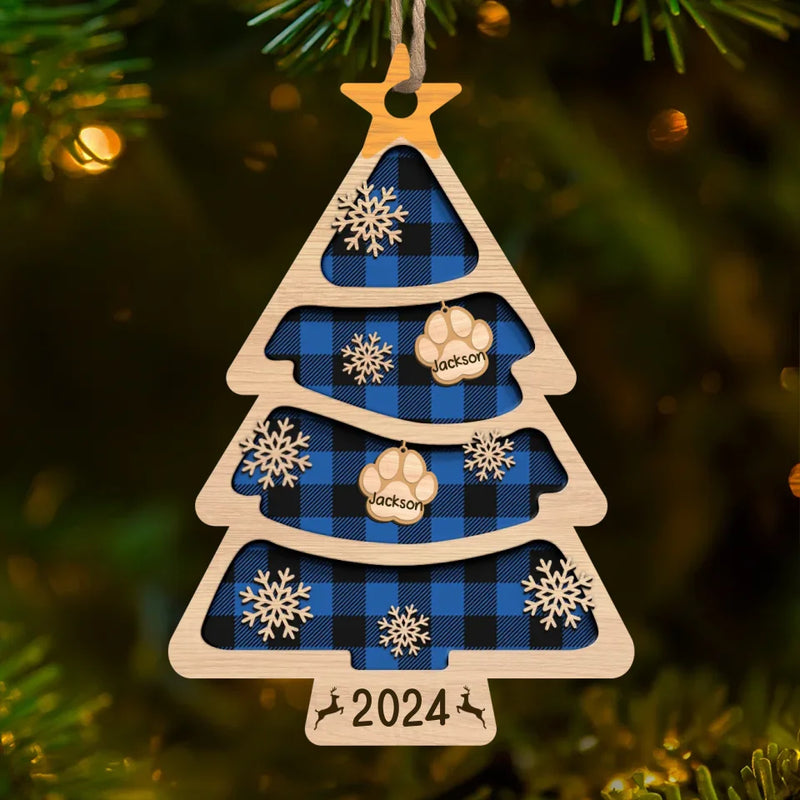 Love Is The True Spirit Of Christmas - Family Personalized Custom Ornament - Wood Custom Shaped - Christmas Gift For Family Members