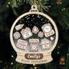 Tiny Toes, Tiny Hands, Big Christmas Plans! - Family Personalized Custom Ornament - Acrylic Custom Shaped - Christmas Gift For Baby Kids, Newborn Baby, First Christmas