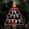 A Family's Love Is A Gift That Keeps On Giving - Family Personalized Custom Ornament - Acrylic Custom Shaped - Christmas Gift For Family Members
