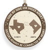 The Greatest Gift Our Parents Gave Us Was Each Other - Family Personalized Custom Ornament - Wood Custom Shaped - Christmas Gift For Family Members, Siblings, Brothers, Sisters