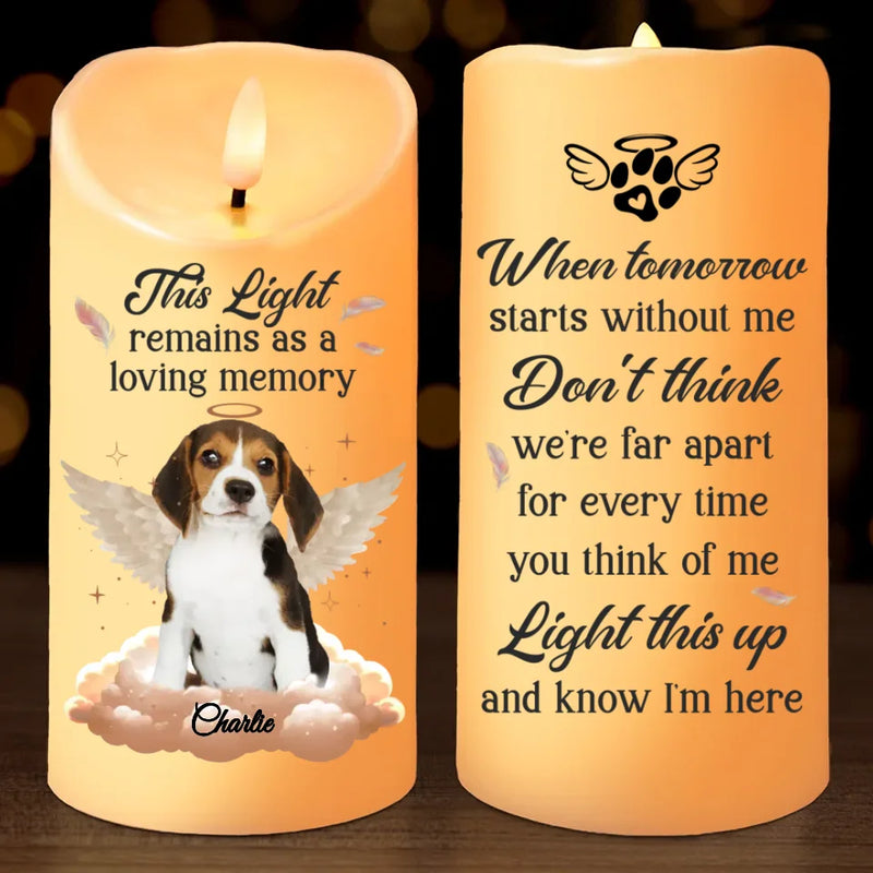 Custom Photo Pets Make Our Lives Whole - Memorial Personalized Custom LED Candle - Sympathy Gift, Christmas Gift For Pet Owners, Pet Lovers