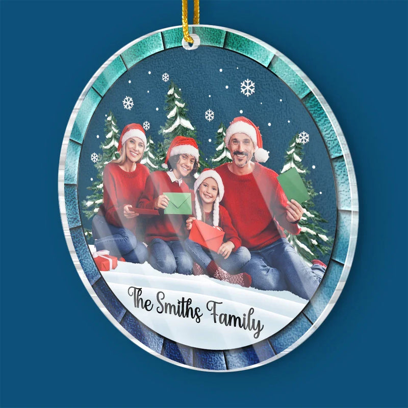 Custom Photo Home Is Where Your People Are - Family Personalized Custom Ornament - Acrylic Custom Shaped - Christmas Gift For Family Members