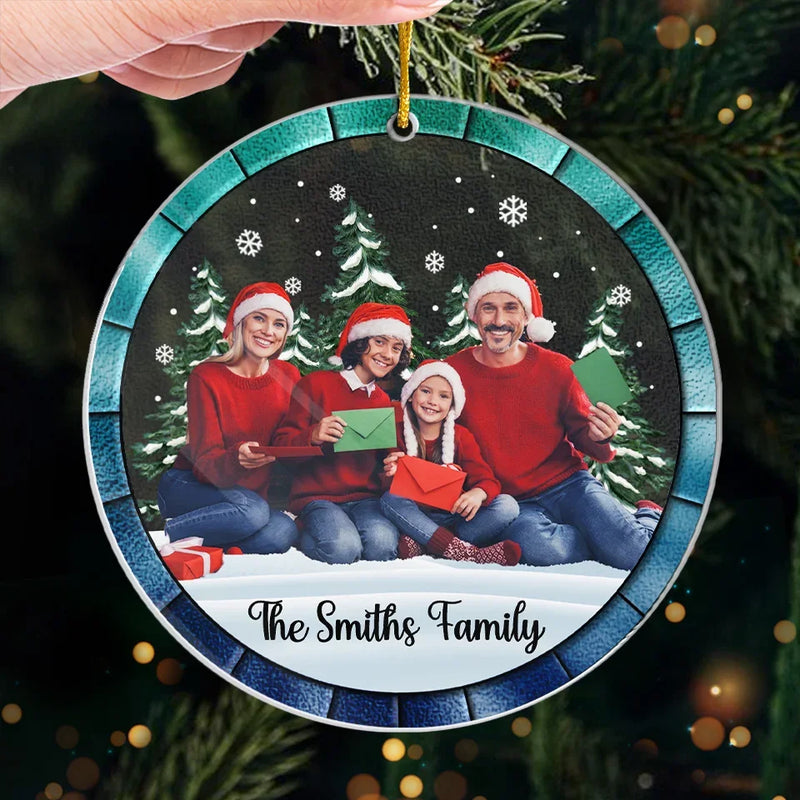 Custom Photo Home Is Where Your People Are - Family Personalized Custom Ornament - Acrylic Custom Shaped - Christmas Gift For Family Members