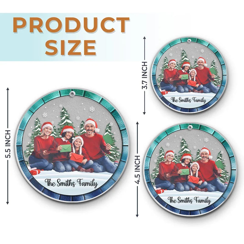 Custom Photo Home Is Where Your People Are - Family Personalized Custom Ornament - Acrylic Custom Shaped - Christmas Gift For Family Members