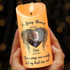 Custom Photo Honoring A Life Well-Lived - Memorial Personalized Custom LED Candle - New Arrival, Christmas Gift, Sympathy Gift For Family Members