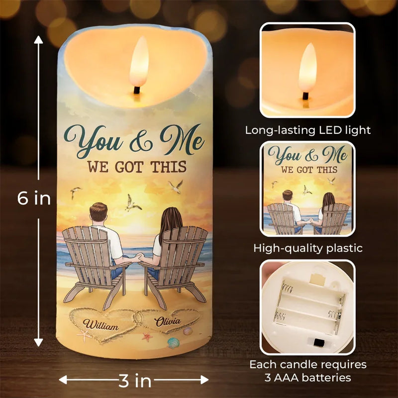 What Will Matter Is That We Had Each Other - Couple Personalized Custom LED Candle - Christmas Gift For Husband Wife, Anniversary