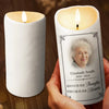 Custom Photo Not A Day Goes By That You Are Not Missed - Memorial Personalized Custom LED Candle - Sympathy Gift, Christmas Gift For Family Members