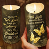 This Light Symbolizes A Love That Never Fades - Memorial Personalized Custom LED Candle - Sympathy Gift, Christmas Gift For Family Members