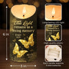 This Light Symbolizes A Love That Never Fades - Memorial Personalized Custom LED Candle - Sympathy Gift, Christmas Gift For Family Members