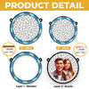 Custom Photo Love Is Our Greatest Adventure - Couple Personalized Window Hanging Suncatcher Ornament - Christmas Gift For Husband Wife, Anniversary