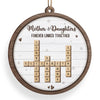 You Are The Piece That Holds Us Together - Family Personalized Custom Ornament - Wood Custom Shaped - Christmas Gift For Mom, Daughter