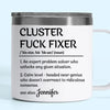 I Appreciate The Effort You Put Into Your Work - Coworker Personalized Custom 14oz Stainless Steel Tumbler With Handle - Gift For Coworkers, Work Friends, Colleagues