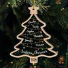 Happy Holidays To My Very Best Bud - Bestie Personalized Custom Ornament - Acrylic Custom Shaped - Christmas Gift For Best Friends, BFF, Sisters