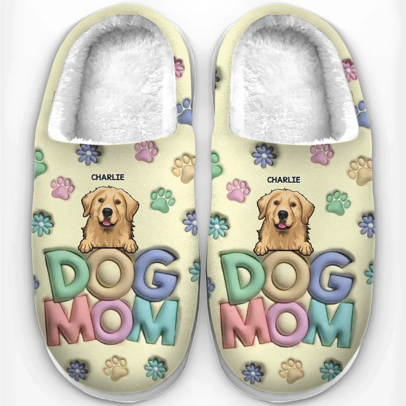 Christmas Is All About Pets - Dog & Cat Personalized Custom Fluffy Slippers - Christmas Gift For Pet Owners, Pet Lovers
