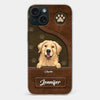 A Dog Wags Its Tail With Its Heart - Dog Personalized Custom Clear Phone Case - Gift For Pet Owners, Pet Lovers