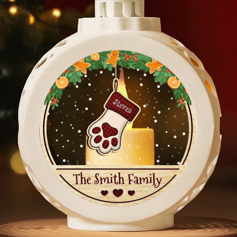 Believe In The Magic Of Christmas - Family Personalized Custom Candlelight Lantern Ornament - Christmas Gift For Family Members