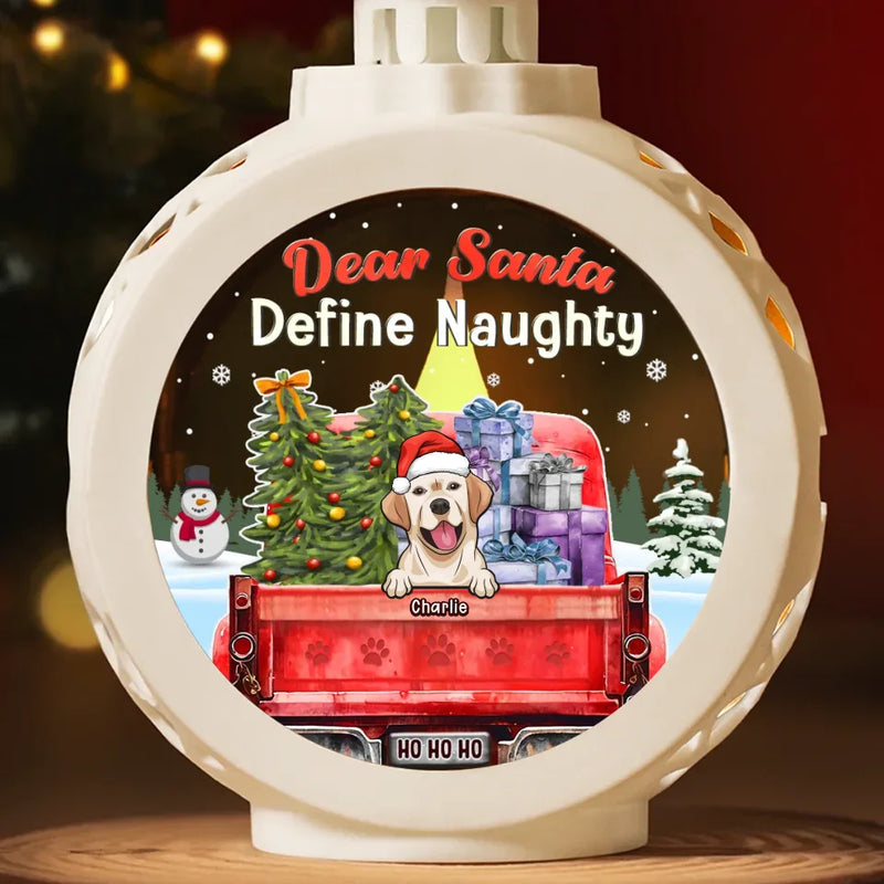 Naughty Pets Make The Best Holiday Stories - Dog & Cat Personalized Custom Candlelight Lantern Ornament - Christmas Gift For Pet Owners, Pet Lovers