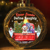 Naughty Pets Make The Best Holiday Stories - Dog & Cat Personalized Custom Candlelight Lantern Ornament - Christmas Gift For Pet Owners, Pet Lovers