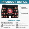 Custom Photo Your Smile Makes My Day Brighter - Couple Personalized Custom Boxer Briefs, Men's Boxers - Gift For Husband Wife, Anniversary