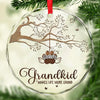 Every House Needs A Grandmother In It - Family Personalized Custom Circle Glass Ornament - Christmas Gift For Grandma