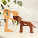 Custom Name Three-Figure Display Decor - Personalized Custom Sculpture