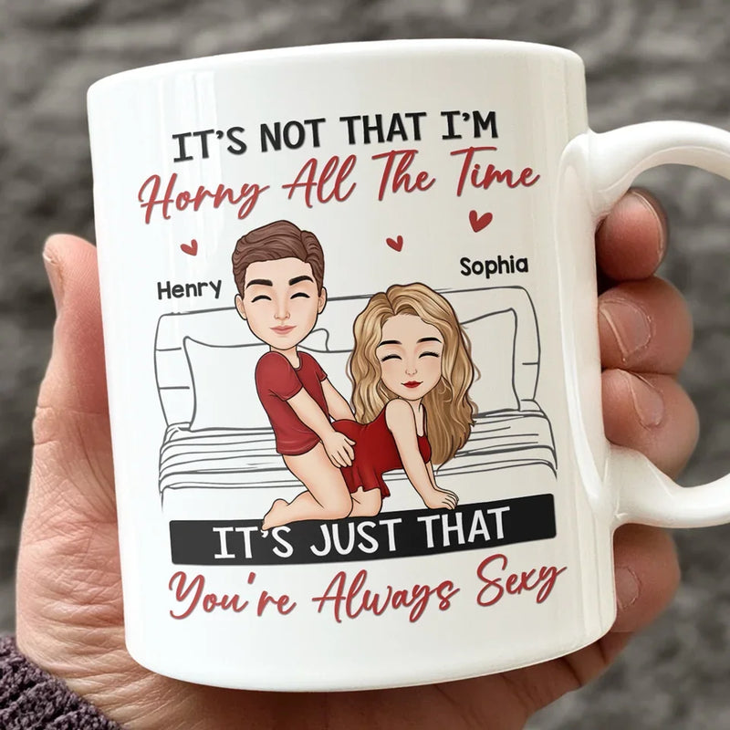 Our Love Is Sweeter Than Candy Canes - Couple Personalized Custom Mug - Christmas Gift For Husband Wife, Anniversary