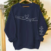 Time Together As A Family Is A Gift - Family Personalized Custom Unisex Sweatshirt, Hoodie With Design On Sleeve - Christmas Gift For Family Members
